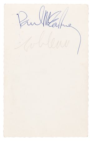 Lot #491 Beatles: John Lennon and Paul McCartney Signed 'Star Pics' Photograph - Obtained at the Lewisham Police Station in Lewisham, London (December 8, 1963) - Image 1
