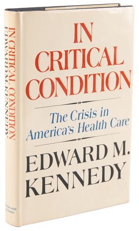 Lot #226 Ted Kennedy Signed Book - In Critical Condition - Image 3