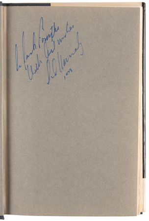 Lot #226 Ted Kennedy Signed Book - In Critical Condition - Image 4