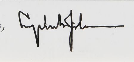 Lot #74 Lyndon B Johnson Signed Photograph - Image 2