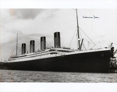 Lot #259 Titanic: Millvina Dean Signed Photograph - Image 1