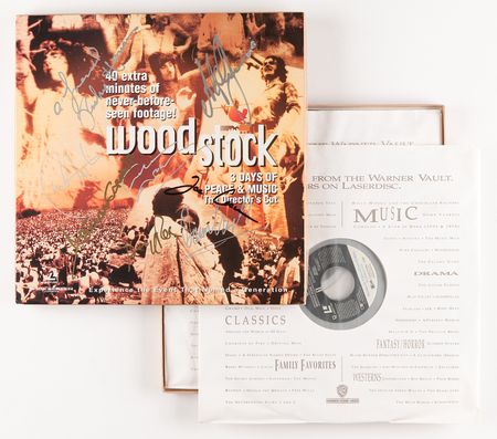 Lot #622 Woodstock Multi-Signed (8) LaserDisc Box Set - Image 2