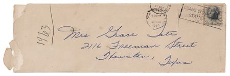 Lot #755 Sharon Tate Signed Christmas Card to Her Grandmother - Image 3
