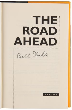 Lot #210 Bill Gates Signed Book - The Road Ahead - Image 4