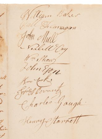 Lot #274 Revolutionary War: 1780 Northumberland County Multi-Signed (30+) Petition for Protection from Native American Attacks - Image 5