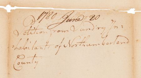 Lot #274 Revolutionary War: 1780 Northumberland County Multi-Signed (30+) Petition for Protection from Native American Attacks - Image 6