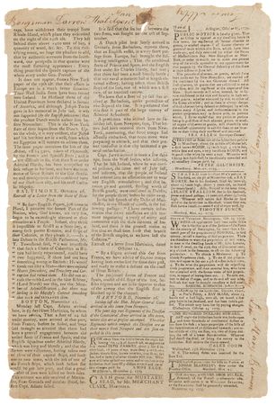 Lot #363 Revolutionary War: The Connecticut Courant from November 16, 1779 - 