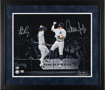 Lot #801 Aaron Judge and Anthony Rizzo Oversized Signed Photograph - Image 1