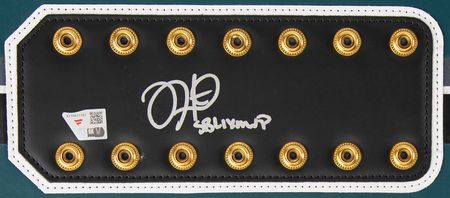 Lot #791 Jalen Hurts and Saquon Barkley Signed Philadelphia Eagles WWE Championship Belt (Ltd. Ed. #3/5) - Image 3