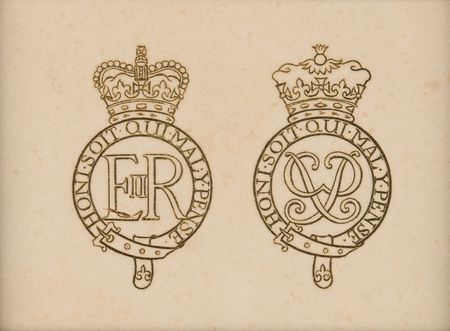 Lot #245 Queen Elizabeth II and Prince Philip Signed Christmas Card Portrait (1959) - Image 3