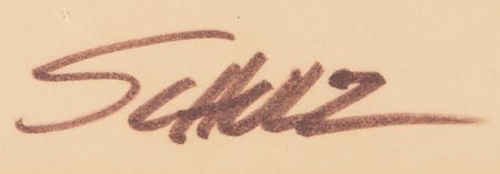 Lot #460 Charles Schulz Signed Sketch of Snoopy - Image 2