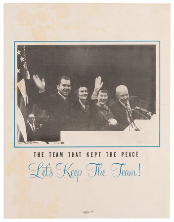 Lot #92 Richard and Pat Nixon Signed '1956 Railroad Campaign Tour' Souvenir Menu - Image 4