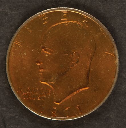 Lot #89 Richard Nixon Typed Letter Signed as President with Gift 1971 Eisenhower Silver Dollar to a California Congressman - Image 3