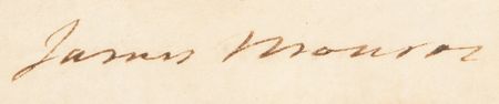 Lot #83 James Monroe Document Signed as President - Land Grant for Continental Army Service - Image 3