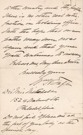 Lot #111 William H. Taft Autograph Letter Signed as President on the 1912 Election: 