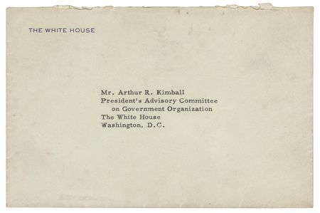Lot #51 Dwight D. Eisenhower Typed Letter Signed as President: 