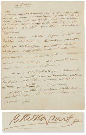 Lot #288 Napoleon Scarce Autograph Letter Signed, Referring to the Reign of Terror: 