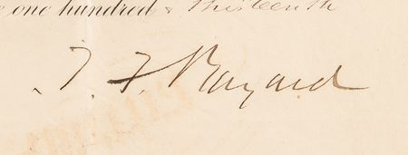 Lot #182 Thomas F. Bayard Document Signed - Image 2