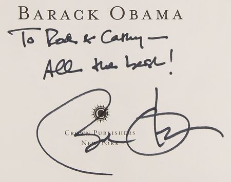 Lot #93 Barack Obama Signed Book - The Audacity of Hope - Image 2