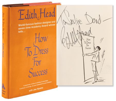Lot #698 Edith Head Signed Book - How to Dress for Success - Image 1