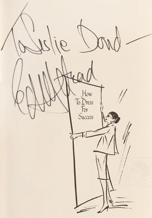 Lot #698 Edith Head Signed Book - How to Dress for Success - Image 2