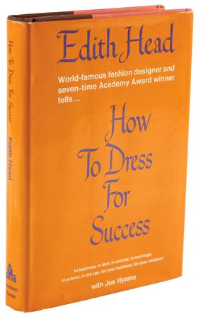 Lot #698 Edith Head Signed Book - How to Dress for Success - Image 3