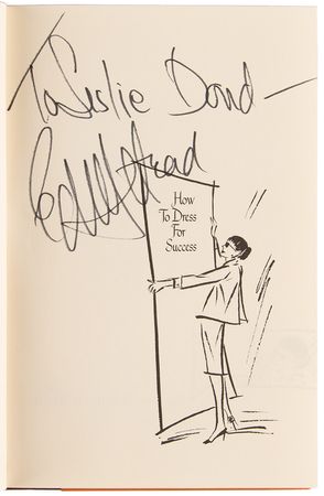 Lot #698 Edith Head Signed Book - How to Dress for Success - Image 4