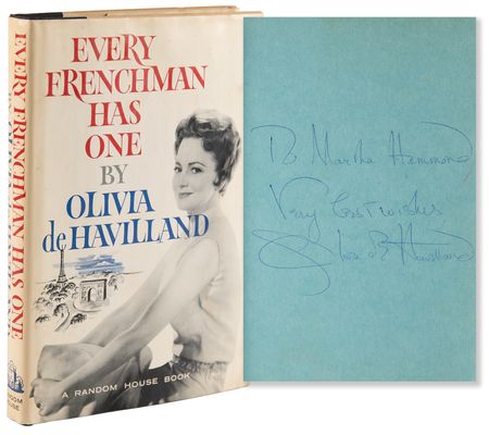 Lot #677 Olivia de Havilland Signed Book - Every Frenchman Has One - Image 1