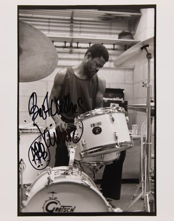 Lot #537 Allman Brothers Multi-Signed (6) Drum Head - Image 2