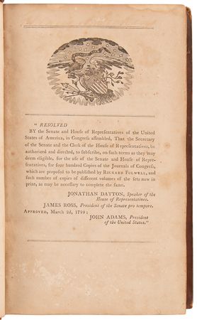 Lot #201 Declaration of Independence: First Edition of Journals of Congress, Vol. II: Proceedings from 1776, Containing the Text of the Declaration - One of 400 Copies Printed for Congress (1800) - Image 3
