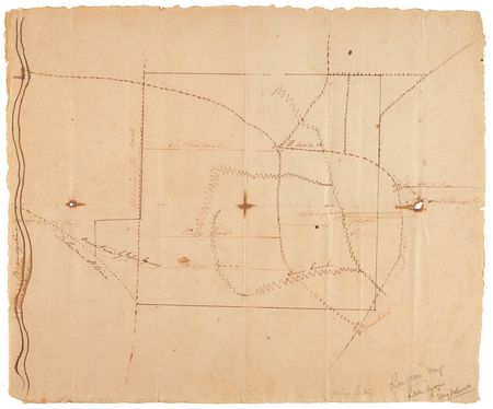 Lot #275 Revolutionary War (4) Hand-Drawn Maps - Image 5