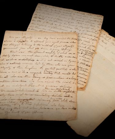 Lot #273 [King George III] Baptist Noel Turner Autograph Draft Proposal for Settling the American Colonies (c. 1775) - Image 1