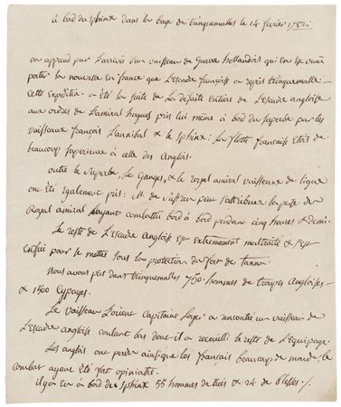 Lot #360 Revolutionary War: (3) French Intelligence Reports (1778?1782) - 
