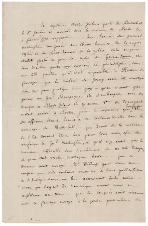 Lot #360 Revolutionary War: (3) French Intelligence Reports (1778?1782) - 