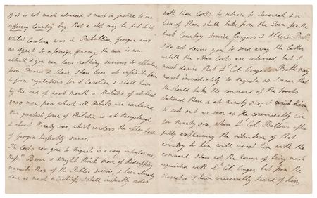 Lot #269 Charles Cornwallis Revolutionary War-Dated Autograph Letter Signed (1780), Outlining His Strategy for the South After the Capture of Charleston - Image 2