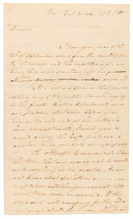 Lot #271 Nathanael Greene Revolutionary War-Dated Autograph Letter Signed (1780): 