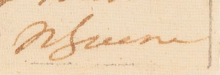 Lot #271 Nathanael Greene Revolutionary War-Dated Autograph Letter Signed (1780): 