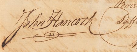 Lot #136 John Hancock Document Signed as Governor of Massachusetts, Authorizing Drainage and Irrigation Work for 400 Acres of Braintree Meadow Land - Image 2