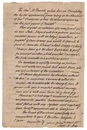 Lot #238 Samuel Otis Revolutionary War-Dated Autograph Letter Signed to Elbridge Gerry, Concerning Burgoyne's Surrender at Saratoga (1777), with Reference to John Hancock - Image 2