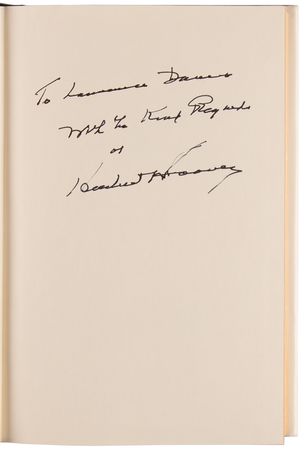 Lot #67 Herbert Hoover Signed Book - An American Epic: Famine in Forty-Five Nations, Vol. 3 - Image 4