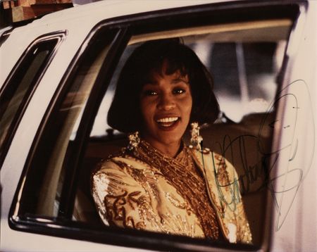 Lot #629 Whitney Houston Signed Photograph - Image 1