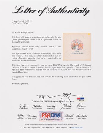 Lot #502 Queen Signed Album - A Night at the Opera - Image 6