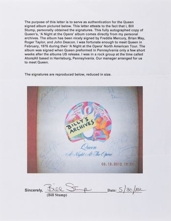 Lot #502 Queen Signed Album - A Night at the Opera - Image 8