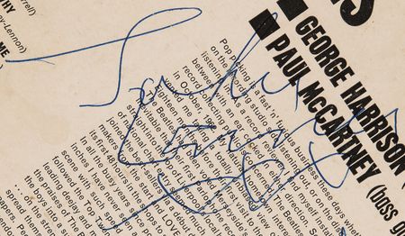 Lot #486 Beatles Signed 'Please Please Me' Album (2nd Pressing) - Obtained March/April 1963 - Image 2