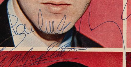 Lot #487 Beatles Signed Rare Color Magazine Photograph (ca. Mid-1963) - Image 3