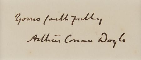Lot #472 Arthur Conan Doyle Signature - Image 2