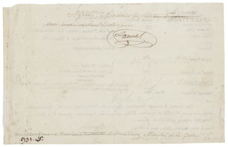 Lot #347 Jean Lannes Signature - Image 1