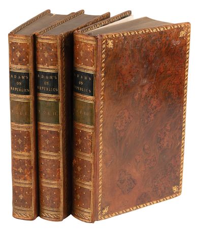 Lot #36 John Adams: History of the Principal Republics in the World - A Defence of the Constitutions of the Government of the United States (Vols. I?III) - Image 1