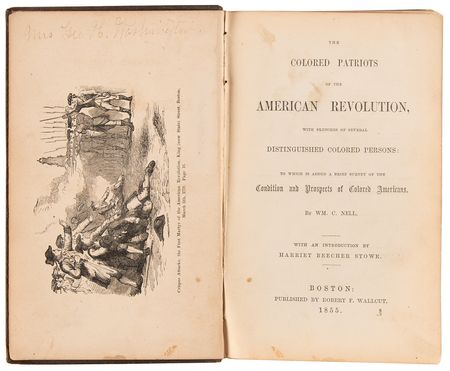 Lot #361 Revolutionary War: The Colored Patriots of the American Revolution by William C. Nell (1855) - Image 2