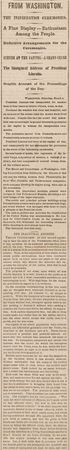 Lot #329 Civil War: The New-York Times from March 6, 1865, with Abraham Lincoln's Second Inaugural Address: 